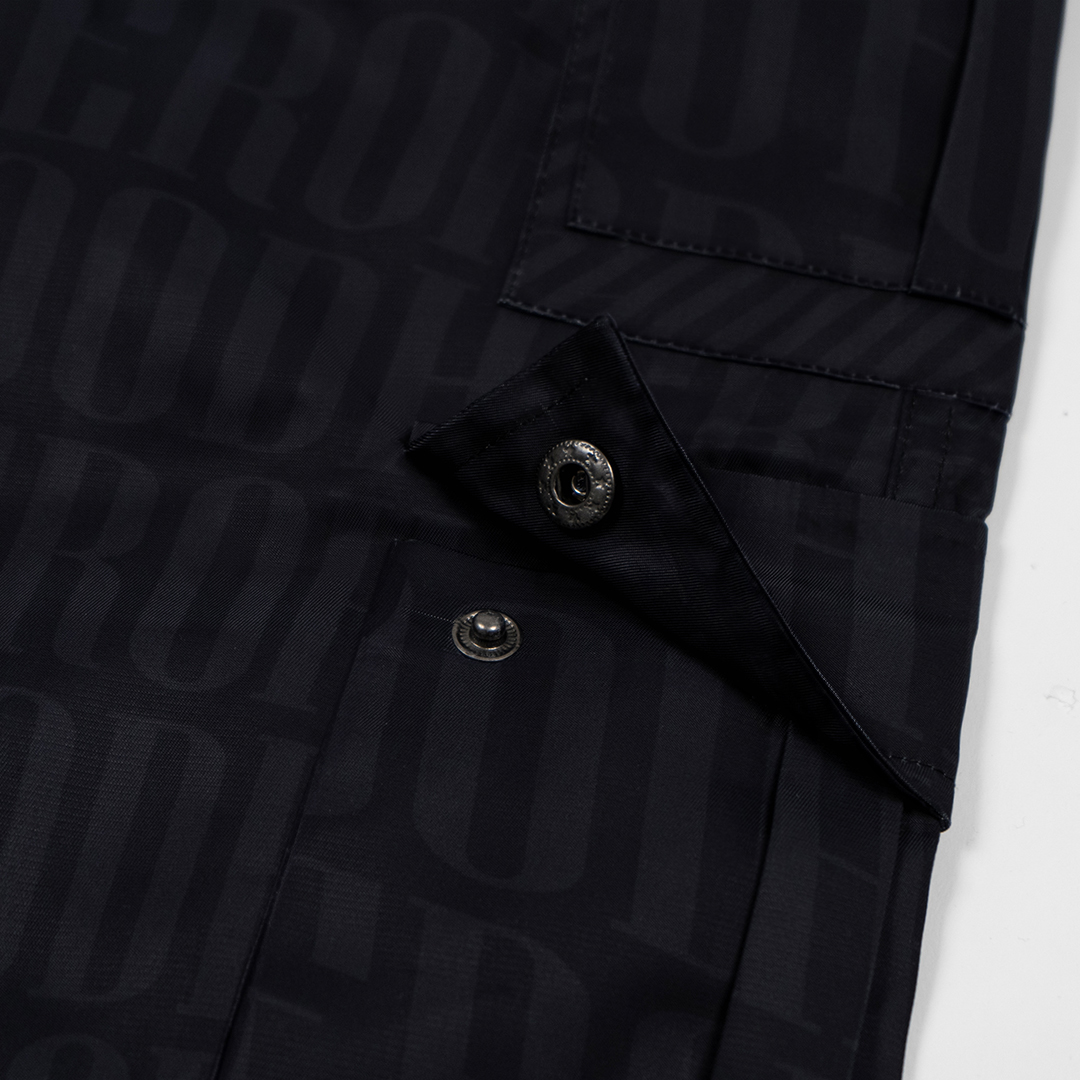 Winter Cargo Pants Monogram - Black